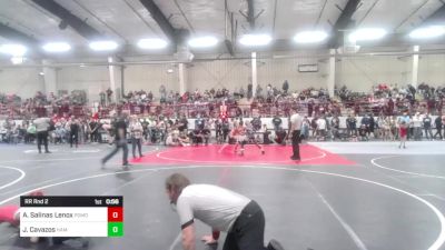 61 lbs Rr Rnd 2 - Anthony Salinas Lenox, Pomona Elite vs Jett Cavazos, Hammer House Mafia