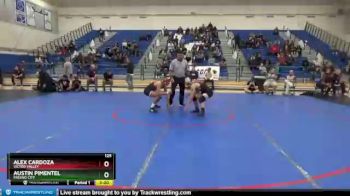 125 lbs Cons. Round 3 - Austin Pimentel, Fresno City vs Alex Cardoza, Victor Valley