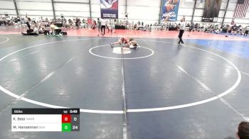 85 lbs Rr Rnd 3 - Kley Beer, Warrior RTC vs Max Hanselman, Grain House Grapplers