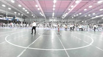 52 lbs Rr Rnd 2 - A'SHAI Claybourne, All-American Wrestling Club Blue vs Michael Pannorfi, Shore Thing Sharks