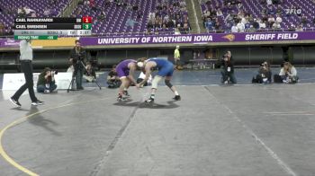 157 lbs Cael Swensen, South Dakota State vs Cael Rahnavardi, Northern Iowa
