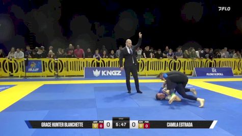 Camila Estrada vs Grace Hunter Blanchette 2025 Pan IBJJF Jiu-Jitsu No-Gi Championship
