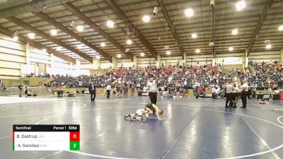 51 lbs Semifinal - Aiden Sanchez, Sanderson Wrestling Academy vs Beckam Dastrup, JWC