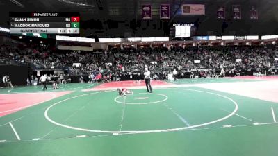 60 lbs Quarterfinal - Elijah Simon, EAG2 vs Maddox Marquez, FSJ3