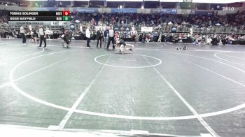 85 lbs Quarterfinal - Tobias Solinger, Moyer Elite vs Jiggs Mayfield, Madill Takedown Club
