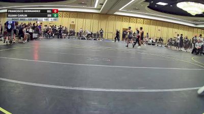 120 lbs Round Of 32 - Francisco Hernandez, Bullard HS vs Elijah Carlin, Riverside Rascal