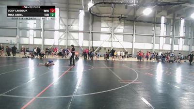 44.2-47.4 Champ. Round 2 - Zoey Lakoduk, NWWC vs Mika Abeel, Team Aggression Wrestling Club