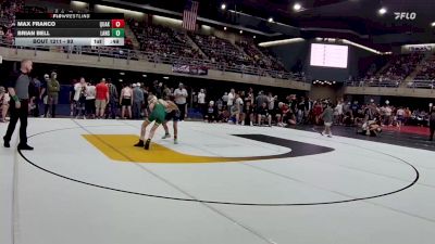 93 lbs Consi Of 8 #2 - Max Franco, Quakertown vs Brian Bell, Lansdale