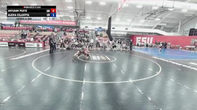 124 lbs Semis & Wb - Jayleah Pletz, Lock Haven University vs Alexa Cilliotta, Lehigh