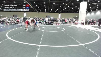 157 lbs Semis - Diesel Pedersen, Broken Arrow Wrestling Club vs Taryn Nichols, Bulltrained