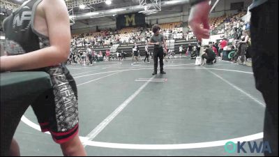 52 lbs Consi Of 4 - Daxton Wise, Tecumseh Youth Wrestling vs Nova Wright, D3 Wrestling Cluib