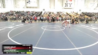 145 lbs Cons. Round 3 - Logan Dempsey, Journeymen Wrestling Club vs Conner Seeley, Club Not Listed