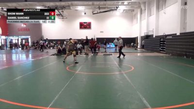 157 lbs Placement Matches (16 Team) - Daniel Sanchez, Chabot College vs Ekom Mann, Skyline College