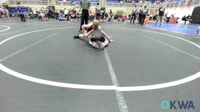 80 lbs Consolation - Wade Smith, Ponca City Wildcat Wrestling vs Vincent Gustason, Team Tulsa Wrestling Club