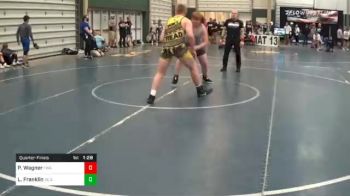 225 lbs Quarterfinal - Preston Wagner, Fremont Wrestling Academy vs Luke Franklin, SC Spider Claws