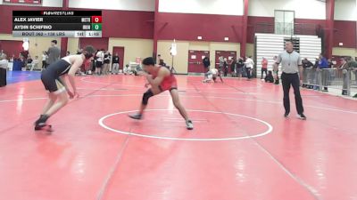 138 lbs 5th Place - Alex Javier, Metro West United vs Aydin Schifino, Iron Faith Wrestling And East Providence High School