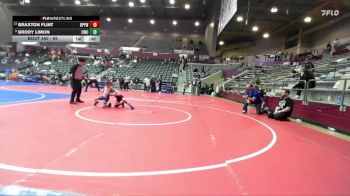 55 lbs 3rd Place Match - Braxton Flint, Benton Parks Youth Wrestling vs Brody Limon, Conway Wrestling Club