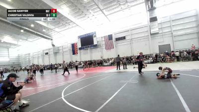 53 lbs Final - Jacob Sawyer, Mat Demon WC vs Christian Valdivia, So Cal Hammers