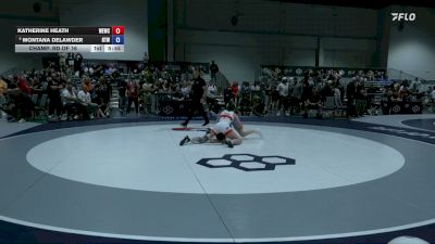 55 kg Champ. Rd Of 16 - Katherine Heath, Wildcat Elite Wrestling Club vs Montana DeLawder, Haines Trained Wrestling