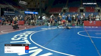 113 lbs Rnd Of 64 - Caelan Riley, Illinois vs Jesse Welter, Minnesota