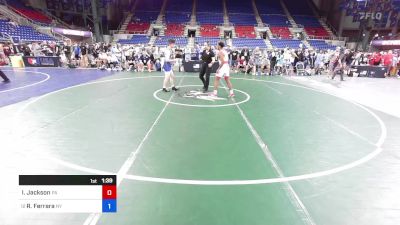 132 lbs Cons 16 #2 - Isaiah Jackson, PA vs Ryan Ferrara, NY