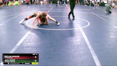 100 lbs Champ. Round 1 - Jace Schut, Michigan Premier vs Declan Mohler, 3F Wrestling