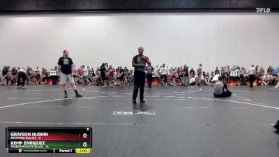 55 lbs Round 5 (8 Team) - Grayson Hushin, Backyard Bullies vs Kemp Enriquez, Takedown Elite Black