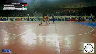 175 lbs Consi Of 32 #2 - Amir Braddick, Midwest City JH vs Arthur Johnson, Tonkawa