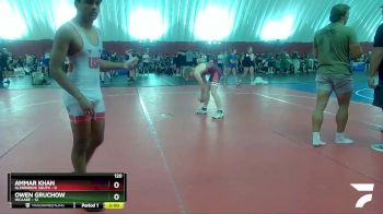 120 lbs Round 3 (16 Team) - Owen Gruchow, WCAABE vs Ammar Khan, Glenbrook South