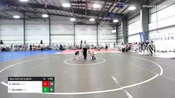 65 lbs Prelims - Dakota Sandy, MatHawks vs Tyler Verceles, Headhunters WC