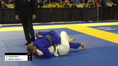 SUSAN YUNAH SUH vs SYDNEY GRACE KRATKY 2023 Pan Kids Jiu-Jitsu ...
