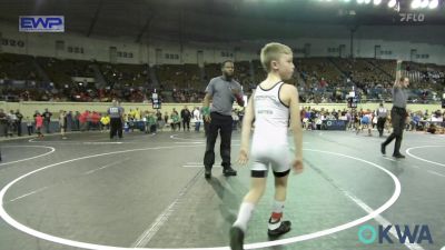 64 lbs Round Of 16 - Jax Gates, Ponca City Wildcat Wrestling vs Ryker Byrd, Mcalester Youth Wrestling