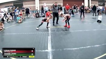 64 lbs Finals (2 Team) - Tanner James, Team Palmeto vs Logan Dodge, Ares Black