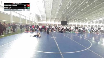 46 lbs Cons. Round 1 - Grayson Dorber, RWC- Roy Wrestling Club vs River Ray, TUG