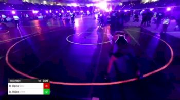 109 lbs Consi Of 8 #2 - Braaden Heinz, Brighton WC vs Orlando Sebastian Rojas, Team Montana