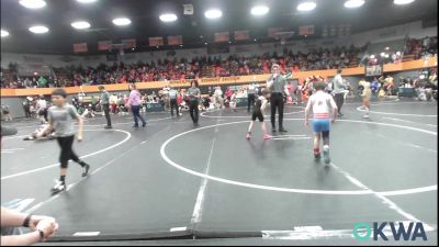 55 lbs Quarterfinal - Creed Long, Powerhouse vs Caleb Marques, Clinton Youth Wrestling