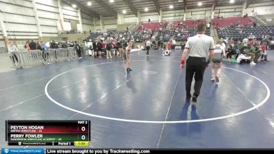 97 lbs 1st Place Match - Perry Fowler, Sanderson Wrestling Academy vs Peyton Hogan, Uintah Wrestling