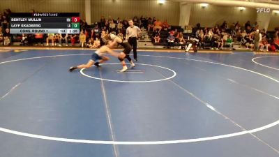 113 lbs Cons. Round 1 - Bentley Mullin, Kearney Matcats vs Layf Skadberg, Las Animas