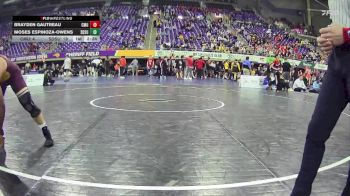 174 lbs Round 5 (6 Team) - Moses Espinoza-Owens, South Dakota State vs Brayden Gautreau, Central Michigan