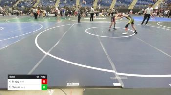 88 lbs Quarterfinal - Hudson Bragg, Bear Cave WC vs Brandon Chavez, NM Bad Boyz