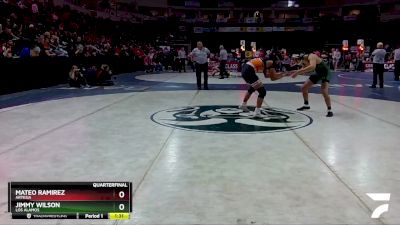 4A 152 lbs Quarterfinal - Jimmy Wilson, Los Alamos vs Mateo Ramirez, Artesia