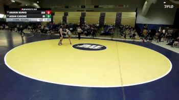 125 lbs Cons. Round 1 - Aidan Carone, Mount Union vs Anakin Burks, Shenandoah University