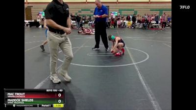 60 lbs Round 1 - Mac Trout, Virginia Patriots vs Maddox Shields, SMWC Wolfpack