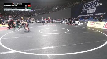 6A Boys 126 lbs Champ. Round 1 - Xadrian Gasser, South Salem Boys vs Nolan Marshall, Forest Grove Boys