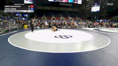 132 lbs Cons. Sub-rd Of 32 - Henry Ean Ofeciar, AZ vs Justin Harbin, AL
