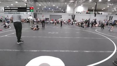 126 lbs Finals (8 Team) - Carter Lanzilli, GPS White vs Jayden Jackson, LBWC