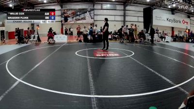 130 kg Champ. Round 2 - Willie Cox, Alabama vs Braeden Fluke, Cougar Wrestling Club