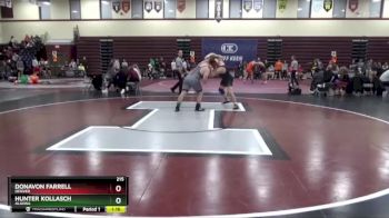 215 lbs Round 2 - Hunter Kollasch, Algona vs Donavon Farrell, Denver