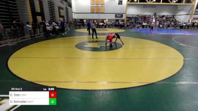 141F lbs Rr Rnd 3 - Carter Tate, Cornell vs Colt Schrader, Army West Point