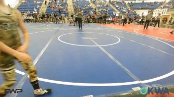 60 lbs 5th Place - Leon Bearden, Skiatook Youth Wrestling vs Ezra Fisher, Tiger Trained Wrestling